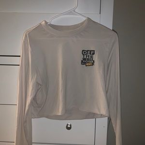Long Sleeved Off The Wall Top